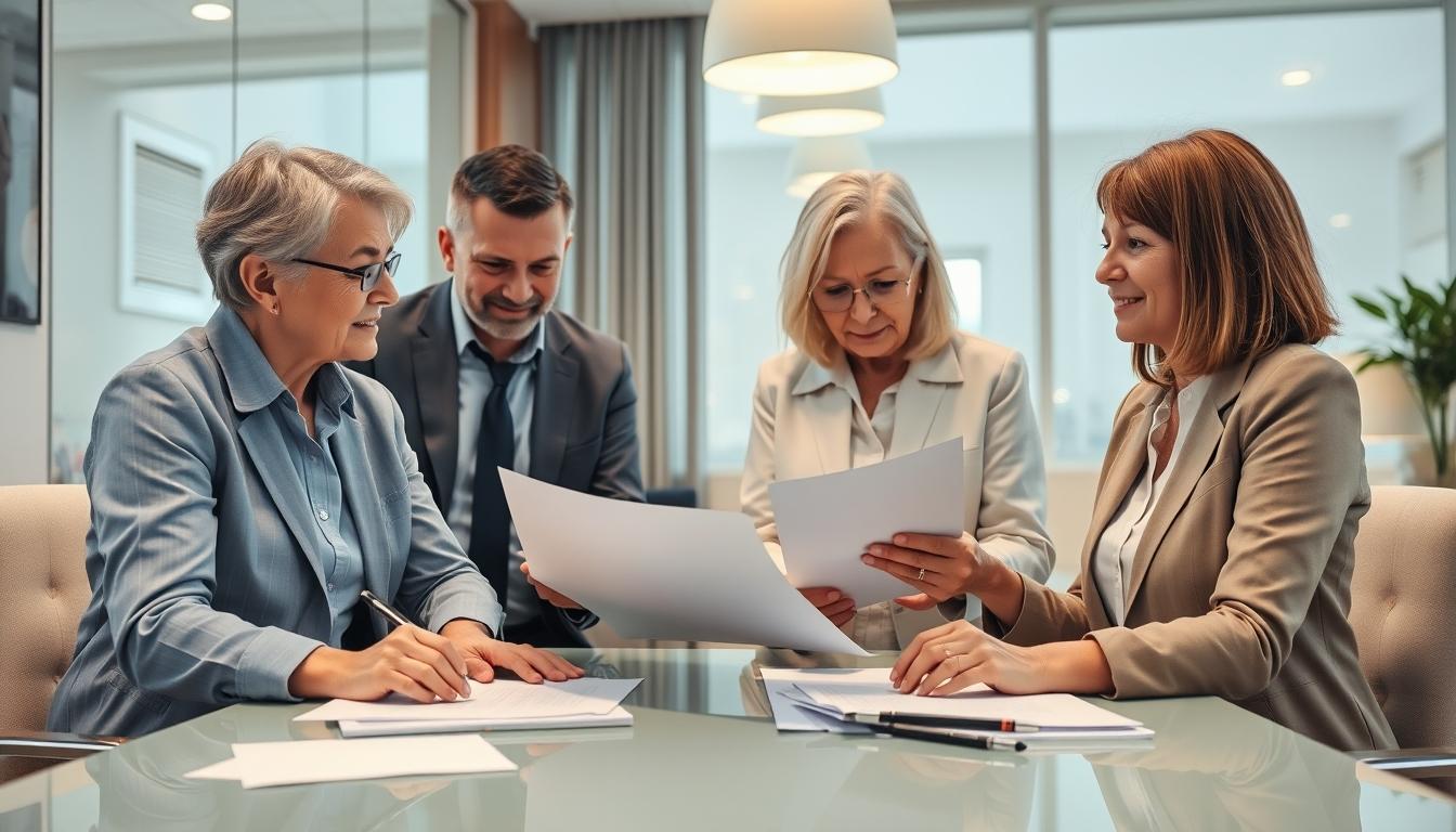 Property settlement documents and transfer review